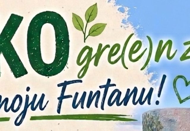ECO radna akcija “EKO gre(e)n zajno, za moju Funtanu!”