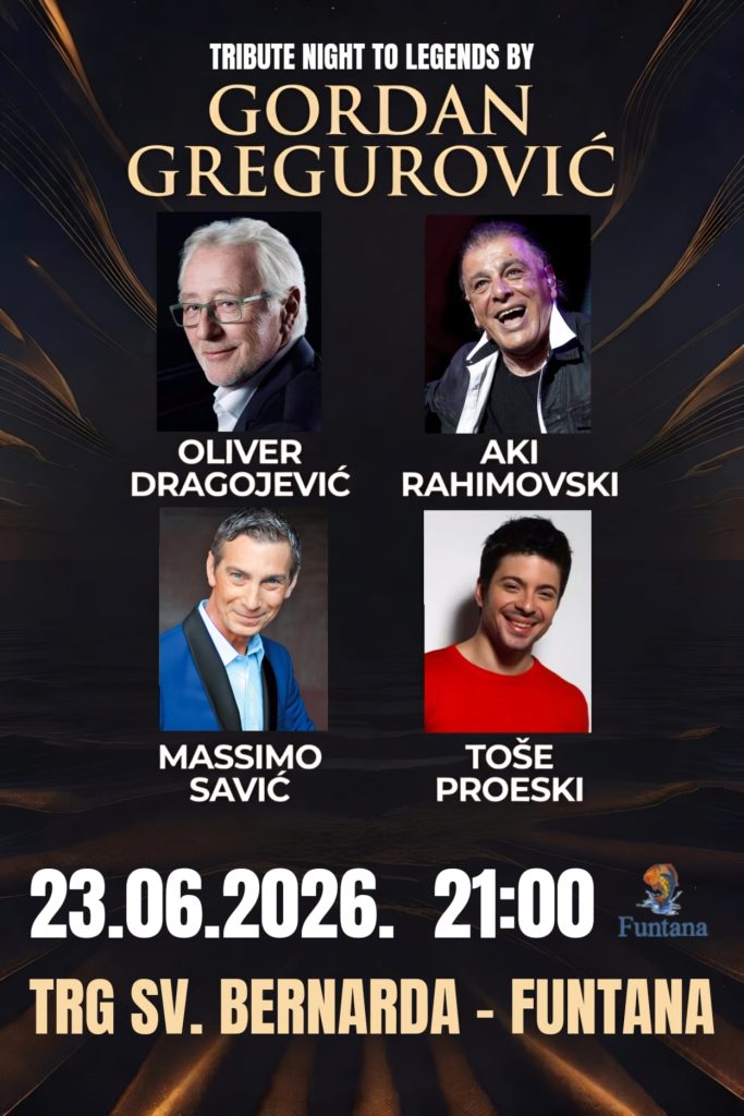 Počinje „Kulturno ljeto u Funtani“: Gordan Gregurović Trio otvara sezonu koncertom posvećenim glazbenim velikanima